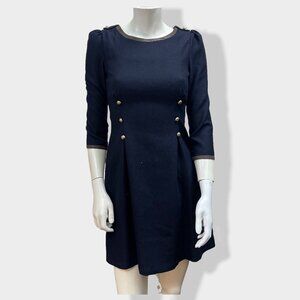MCGINN Navy Military Style Dress‎
